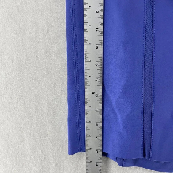 White House Black Market Skirt Women's Sz 6 Blue Knee Length Pencil Perfect Form - Picture 4 of 9